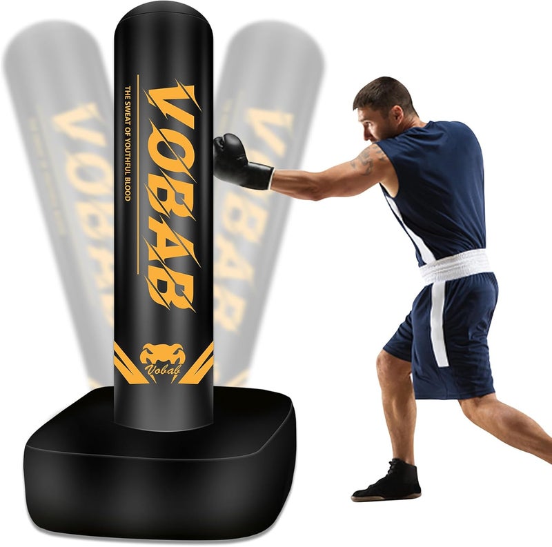 SPOXING 70" Freestanding Heavy Punching Bag with Stand for Adults Teens, Adjustable Standing Punch Bag for Men Women, Ideal for Boxing, MMA, Thai Fitness, and Home Training Workouts - Image 1